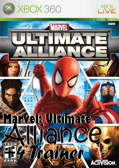 Box art for Marvel:
Ultimate Alliance +4 Trainer
