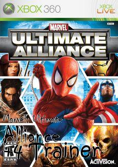 Box art for Marvel:
Ultimate Alliance +4 Trainer