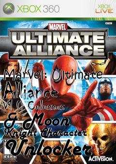 Box art for Marvel:
Ultimate Alliance V1.0 Colossus & Moon Knight Character Unlocker