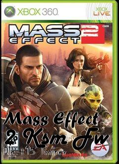 Box art for Mass
Effect 2 Ksm Fw Dlc +15 Trainer