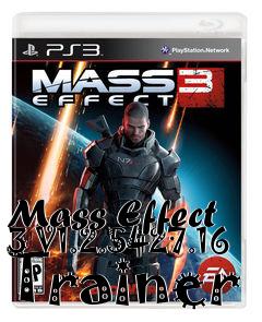 Box art for Mass
Effect 3 V1.2.5427.16 Trainer