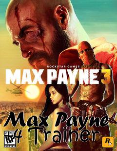 Box art for Max
Payne +4 Trainer