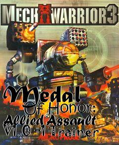 Box art for Medal
        Of Honor: Allied Assault V1.0 +1 Trainer