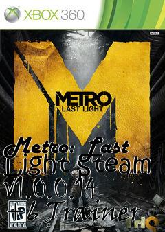 Box art for Metro:
Last Light Steam V1.0.0.14 +6 Trainer