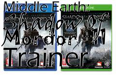 Box art for Middle
Earth: Shadow Of Mordor +11 Trainer