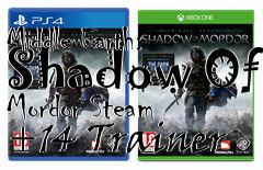 Box art for Middle
Earth: Shadow Of Mordor Steam +14 Trainer