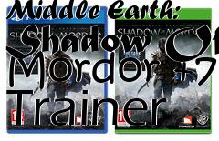 Box art for Middle
Earth: Shadow Of Mordor +7 Trainer