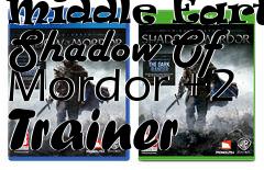 Box art for Middle
Earth: Shadow Of Mordor +2 Trainer