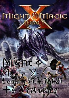 Box art for Might
& Magic X: Legacy V1.4.15421 +6 Trainer