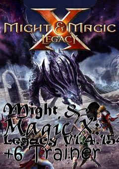 Box art for Might
& Magic X: Legacy V1.4.15421 +6 Trainer