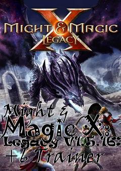 Box art for Might
& Magic X: Legacy V1.5.16336 +6 Trainer