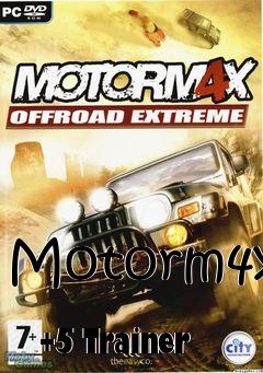 Box art for Motorm4x
            +5 Trainer