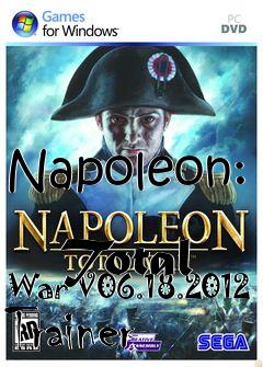 Box art for Napoleon:
            Total War V06.18.2012 Trainer