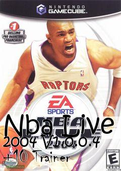 Box art for Nba
Live 2004 V1.0.0.4 +10 Trainer