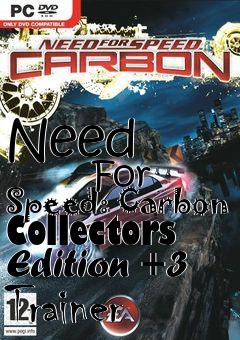 Box art for Need
            For Speed: Carbon Collectors Edition +3 Trainer