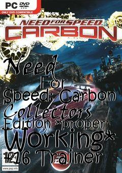 Box art for Need
            For Speed: Carbon Collectors Edition *proper Working* +16 Trainer