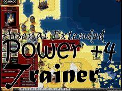 Box art for Arsenal Extended Power +4 Trainer