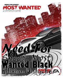 Box art for Need
For Speed: Most Wanted Black Edition Unlocker