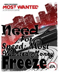 Box art for Need
            For Speed: Most Wanted Money Freeze
