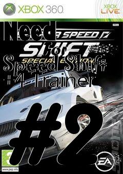 Box art for Need
            For Speed Shift +4 Trainer #2
