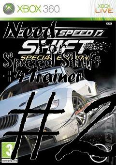 Box art for Need
            For Speed Shift +4 Trainer #2