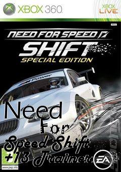 Box art for Need
            For Speed Shift +13 Trainer