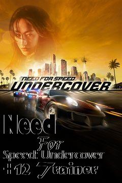 Box art for Need
            For Speed: Undercover +12 Trainer