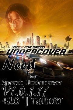 Box art for Need
            For Speed: Undercover V1.0.1.17 +10 Trainer