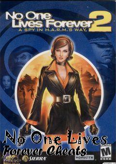 Box art for No
One Lives Forever Cheats