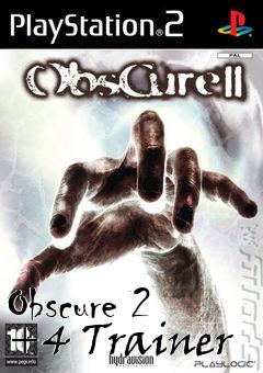 Box art for Obscure
2 +4 Trainer