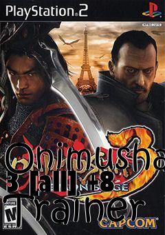 Box art for Onimusha
3 [all] +8 Trainer