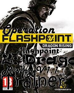 Box art for Operation
            Flashpoint 2: Dragon Rising V1.1 Trainer