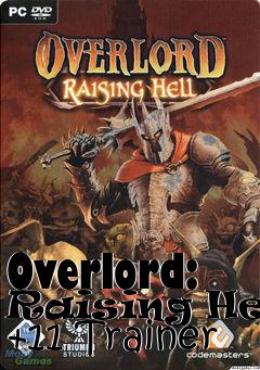 Box art for Overlord:
Raising Hell +11 Trainer