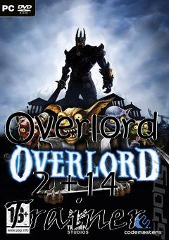 Box art for Overlord
            2 +14 Trainer