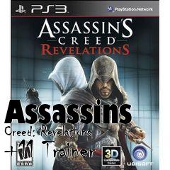 Box art for Assassins
Creed: Revelations +11 Trainer