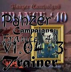 Box art for Panzer
      Campaigns: France 