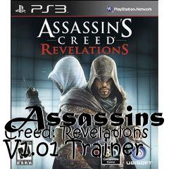 Box art for Assassins
Creed: Revelations V1.01 Trainer