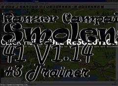 Box art for Panzer
Campaigns: Smolensk 41 V1.14 +3 Trainer