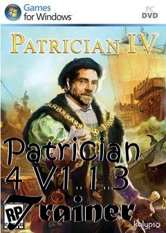 Box art for Patrician
4 V1.1.3 Trainer