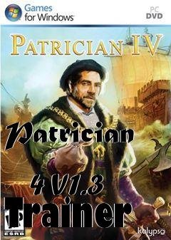 Box art for Patrician
            4 V1.3 Trainer