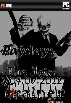 Box art for Payday:
            The Heist V04.07.2012 Trainer