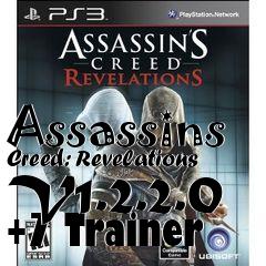 Box art for Assassins
Creed: Revelations V1.2.2.0 +7 Trainer