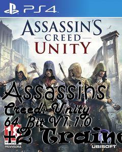 Box art for Assassins
Creed: Unity 64 Bit V1.1.0 +2 Trainer