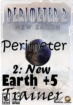 Box art for Perimeter
            2: New Earth +5 Trainer