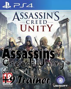 Box art for Assassins
Creed: Unity 64 Bit V1.2.0 +9 Trainer