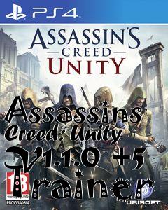 Box art for Assassins
Creed: Unity V1.1.0 +5 Trainer