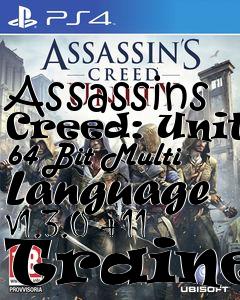 Box art for Assassins
Creed: Unity 64 Bit Multi Language V1.3.0 +11 Trainer