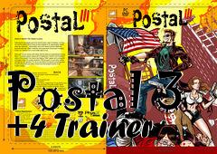 Box art for Postal
3 +4 Trainer