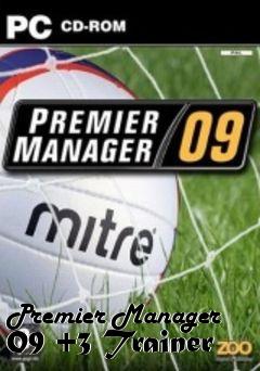 Box art for Premier
Manager 09 +3 Trainer