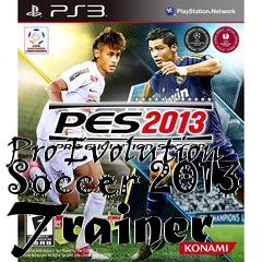 Box art for Pro
Evolution Soccer 2013 Trainer